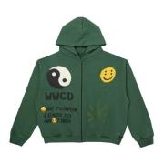 Groene Earth First Zip Hoodie Limited Edition Cactus Plant Flea Market...