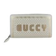 Pre-owned Leather wallets Gucci Vintage , Beige , Dames