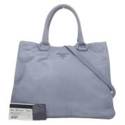 Pre-owned Fabric prada-bags Prada Vintage , Blue , Dames