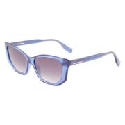 Blauwe Injectie Zonnebril voor Vrouwen Karl Lagerfeld , Blue , Dames