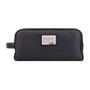 Luxe Leren Beauty Case Dolce & Gabbana , Black , Unisex