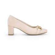 Beige Leren Hakken Gabor , Beige , Dames