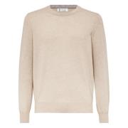 Luxe Cashmere Sweater Sabbia Ciotolo Brunello Cucinelli , Beige , Here...