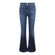 Flare Jeans Regular Fit Rits Sluiting Nine In The Morning , Blue , Dam...