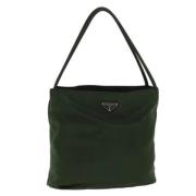 Pre-owned Nylon totes Prada Vintage , Green , Dames