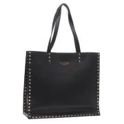 Pre-owned Leather totes Valentino Vintage , Black , Dames