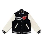 Varsity Jacket Limited Edition Zwart Kaws , Black , Heren