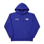 Blauw/Wit Limited Edition Hoodie Kaws , Blue , Heren