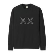 Sesame Street Limited Edition Sweatshirt Kaws , Black , Heren