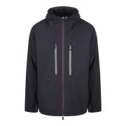 Tech Jack met Verticale Ritszakken Moncler , Black , Heren