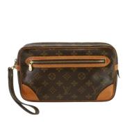 Pre-owned Canvas louis-vuitton-bags Louis Vuitton Vintage , Brown , Da...