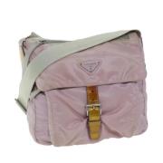 Pre-owned Nylon prada-bags Prada Vintage , Pink , Dames