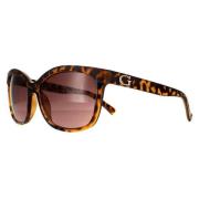 Bruine Resin Zonnebril voor Vrouwen Guess , Multicolor , Dames