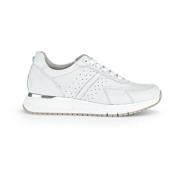 Witte Leren Sneaker Gabor , White , Dames