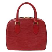 Pre-owned Leather louis-vuitton-bags Louis Vuitton Vintage , Red , Dam...