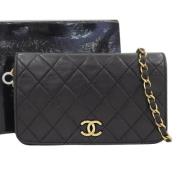 Pre-owned Fabric chanel-bags Chanel Vintage , Black , Dames