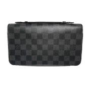 Pre-owned Leather wallets Louis Vuitton Vintage , Black , Dames