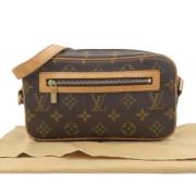 Pre-owned Fabric louis-vuitton-bags Louis Vuitton Vintage , Brown , Da...