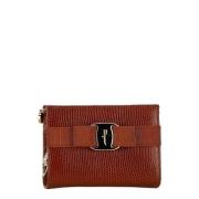 Pre-owned Fabric pouches Salvatore Ferragamo Pre-owned , Red , Dames