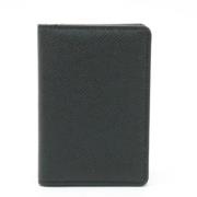 Pre-owned Leather wallets Louis Vuitton Vintage , Black , Dames