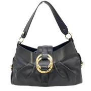 Pre-owned Fabric shoulder-bags Bvlgari Vintage , Black , Dames