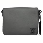 Pre-owned Leather shoulder-bags Louis Vuitton Vintage , Black , Dames