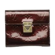 Pre-owned Leather wallets Louis Vuitton Vintage , Brown , Dames