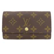 Pre-owned Leather wallets Louis Vuitton Vintage , Brown , Dames