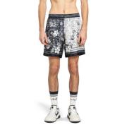 Bloemen Bandana Elastische Taille Shorts Amiri , Black , Heren