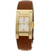 Pre-owned Yellow Gold watches Versace Pre-owned , White , Dames