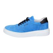 Suede Heren Sneakers Stokton , Blue , Heren