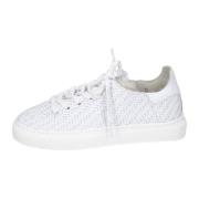 Leren Dames Sneakers Stijlvolle Schoenen Stokton , White , Dames