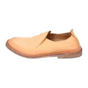 Leren Loafers voor Vrouwen Moma , Orange , Dames