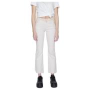 Kick Flare Bootcut Jeans Collectie Vero Moda , Beige , Dames