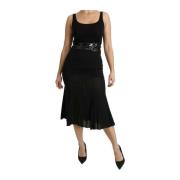 Zwarte Zeemeermin Zijden Rok Dolce & Gabbana , Black , Dames