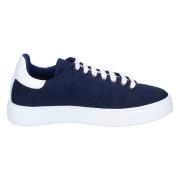 Heren Textiel Sneakers N21 , Blue , Heren