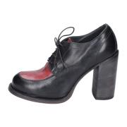 Elegante Leren Damesschoenen Moma , Black , Dames