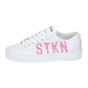 Leren Dames Sneakers Stijlvolle Schoenen Stokton , White , Dames