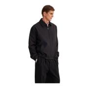 Technische wol Blousonjack Houtskool Róhe , Black , Heren