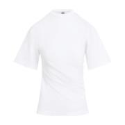 Twisted Jersey Tee TotêMe , White , Dames