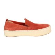 Suede Loafers voor Vrouwen Astorflex , Red , Dames