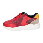 Leren Heren Sneakers Stokton , Red , Heren