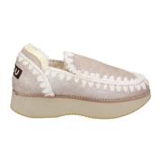 Suede Damessneakers Mou , Beige , Dames