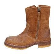 Suede Enkellaarzen voor vrouwen Astorflex , Brown , Dames