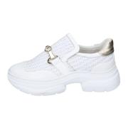 Leren Damessneakers Stokton , White , Dames