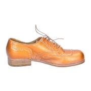 Elegante Leren Schoenen voor Vrouwen Moma , Orange , Dames