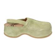 Suède Sandalen voor Vrouwen Moma , Green , Dames