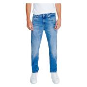 Herfst/Winter Mannen Jeans Taper Calvin Klein Jeans , Blue , Heren