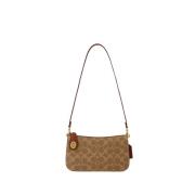 Signature Penn Schoudertas - Canvas - Marron Bruin Coach , Brown , Dam...