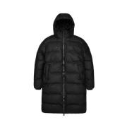 Alta Long Puffer Jacket Rains , Black , Heren